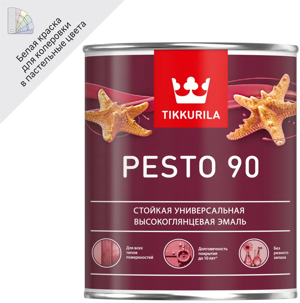 Tikkurila Pesto 90 - универсальная эмаль для интерьера и экстерьера 88287139