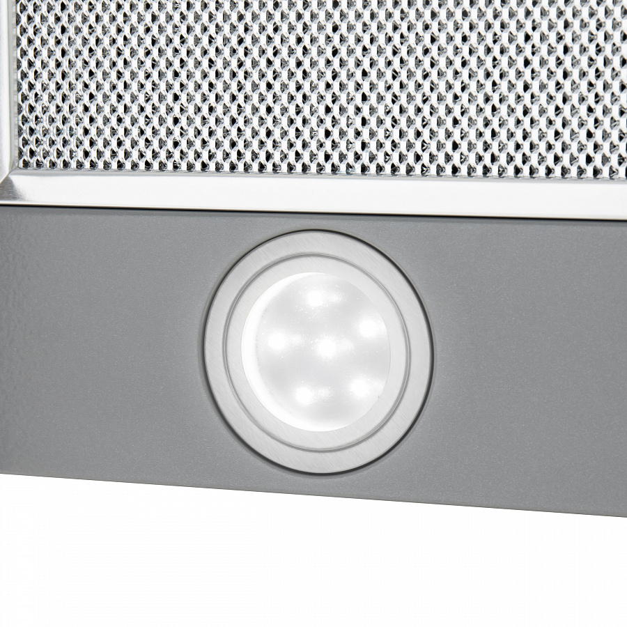 VS LIGHT 50 INOX Вытяжка vs light 50 ""нержавейка""/ • тип: встраиваемая • цвет: нержавейка • управление: колыбельное • ширина, мм: 500 • полная потребляемая мощность, вт: 140• количество скоростей: 2 • максимальная производительность, м3/ч: 480• диаметр Santreyd  - Вид №15