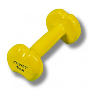 1 КГ Гантель в виниловой оболочке skyfit 1 кг SkyFit