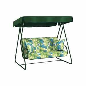Качели садовые с тентом 2-х местные зеленые "Юкка" IMPEX  00-3950008 Зеленый