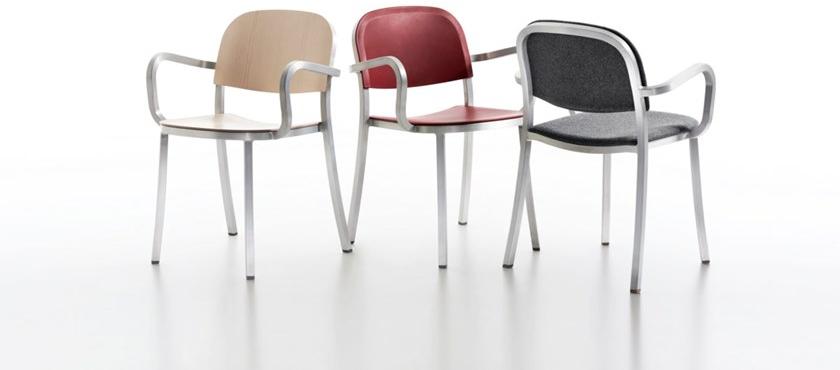 Emeco Стул из полипропилена штабелируемый с подлокотниками 1 inch sun-id-1366901 - Вид №8