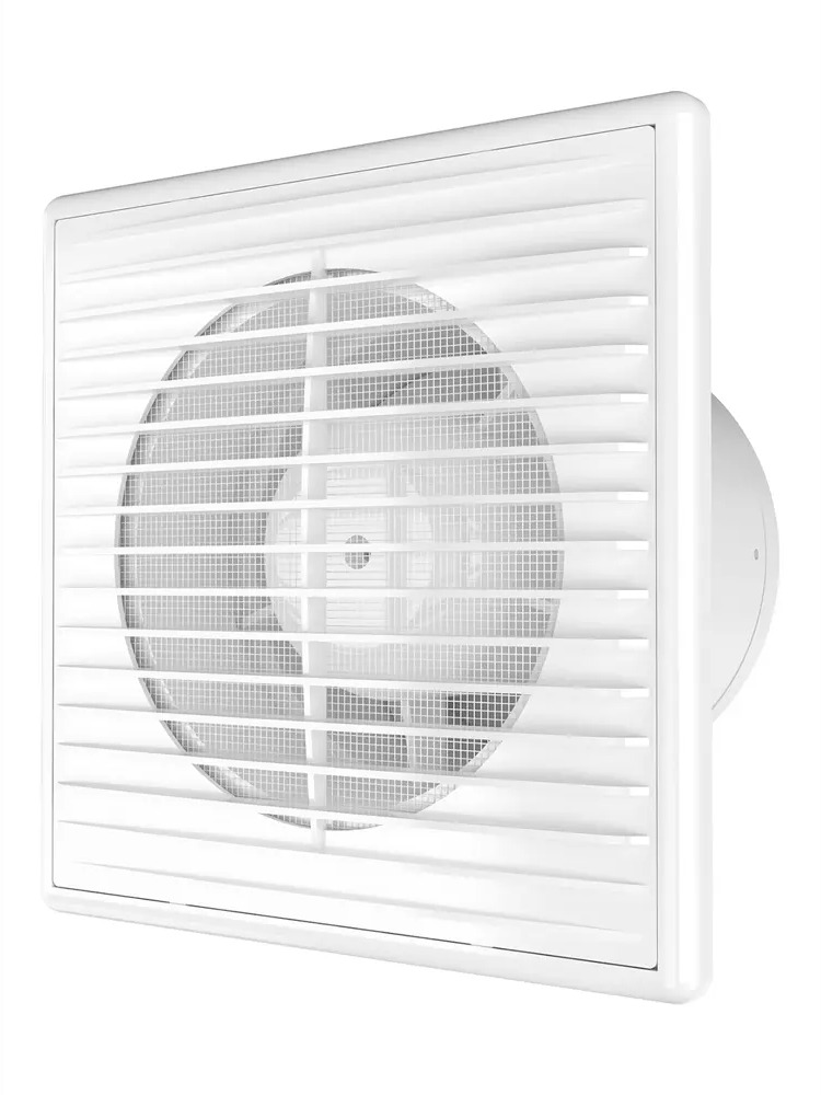 90811154 Вентилятор осевой вытяжной Auramax B 4S C D100 мм 35 дБ 100 м³/ч обратный клапан цвет белый STLM-0393085