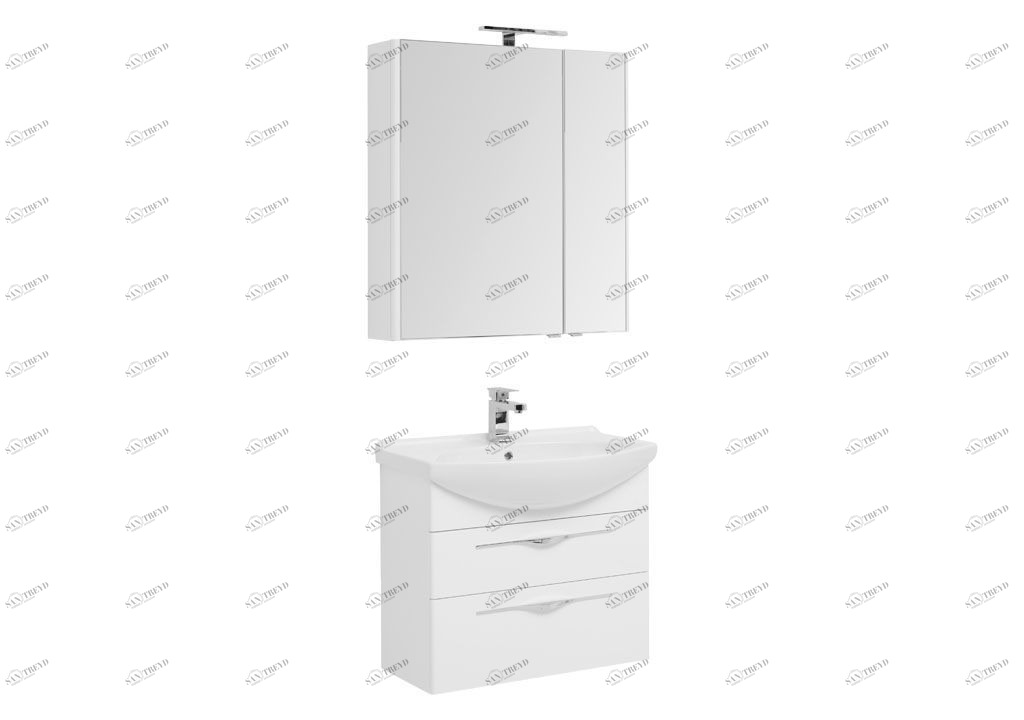 Мебель для ванной Aquanet Ирвин 75 белый 00210253