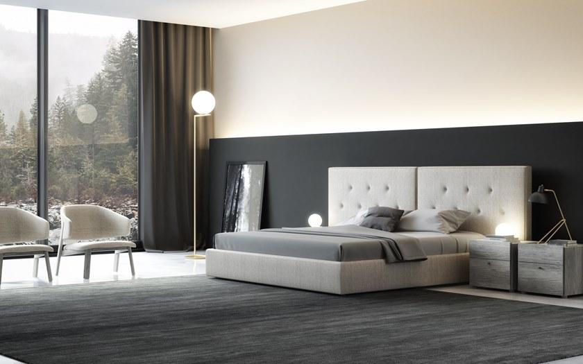 Huppé Двуспальная кровать из ткани с тафтинговым изголовьем Encore 3949u / 3953u HUPPE - Вид №5