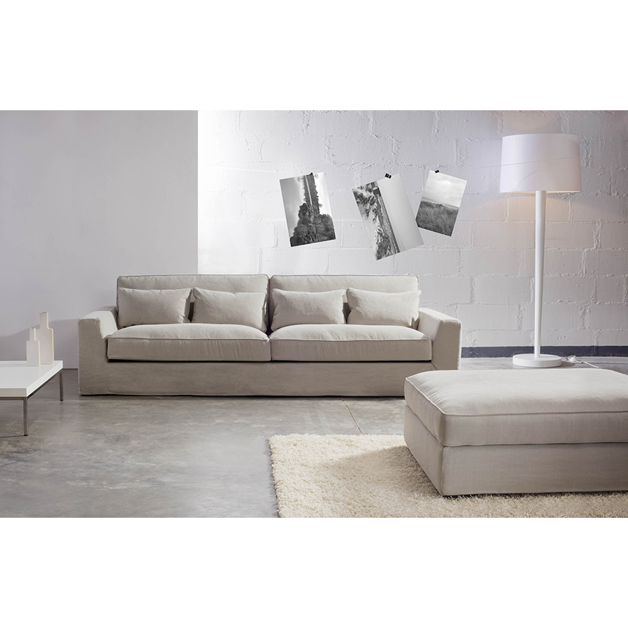 Диван New York, четырехместный, молочный Sits S1475 - Вид №1