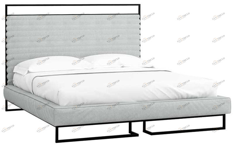 30680 Кровать с ортопедическим основанием и ящиком 1.8 Loft Грейс Стоун R-HOME 401720461h_Стоун