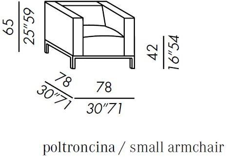 Meridiani Кожаное кресло Farrell sun-id-1444393 - Вид №4
