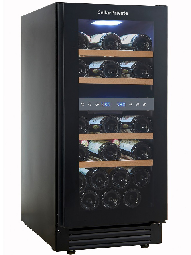 9943161 Винный шкаф Cellar Private CP027-2TBH черный STDN-0083692 - Вид №3
