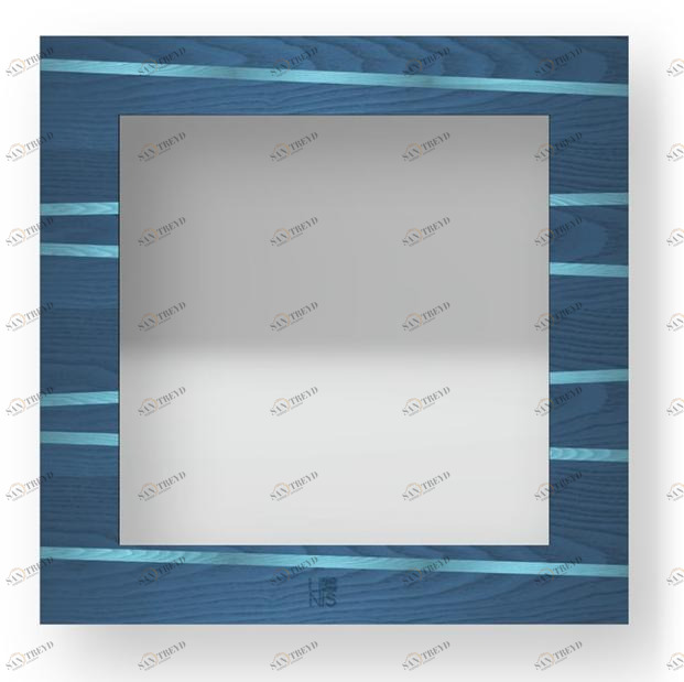 LIGNIS® Квадратное настенное зеркало в раме Dolcevita lines 12.030