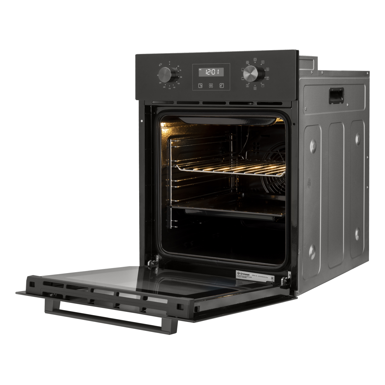 9284044 Электрический духовой шкаф Gressel RU477ES59000 черный STDN-0114187 - Вид №4
