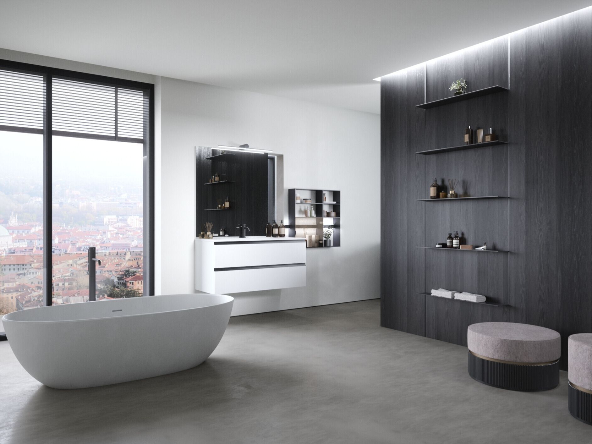 Полная мебель для ванной комнаты OASIS Forever ARCH-00127042