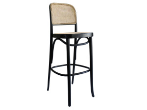 Высокий стул из бука и Венской соломы