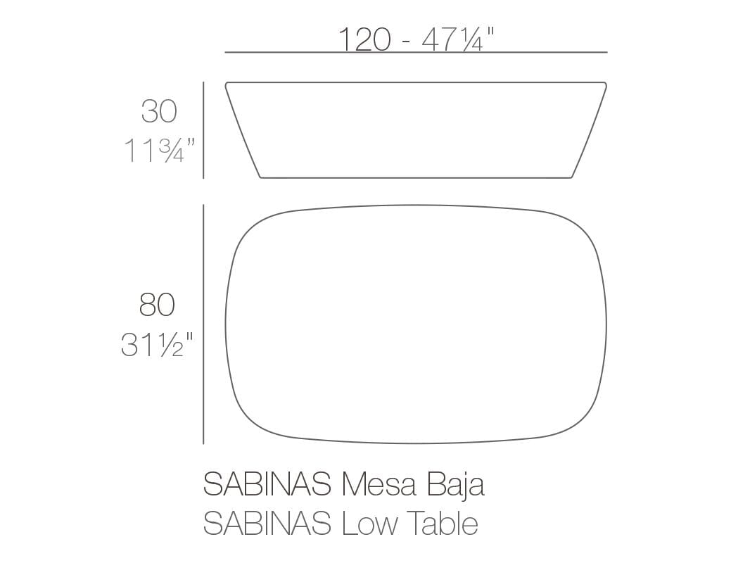 Овальный светящийся садовый стол из полиэтилена Vondom Sabinas ARCH-00028361 - Вид №7