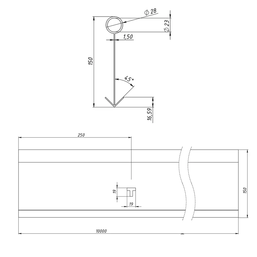 Бордюрная лента Gidrolica 1000 см h15 см цвет черный Santreyd STLM-2063587 - Вид №8