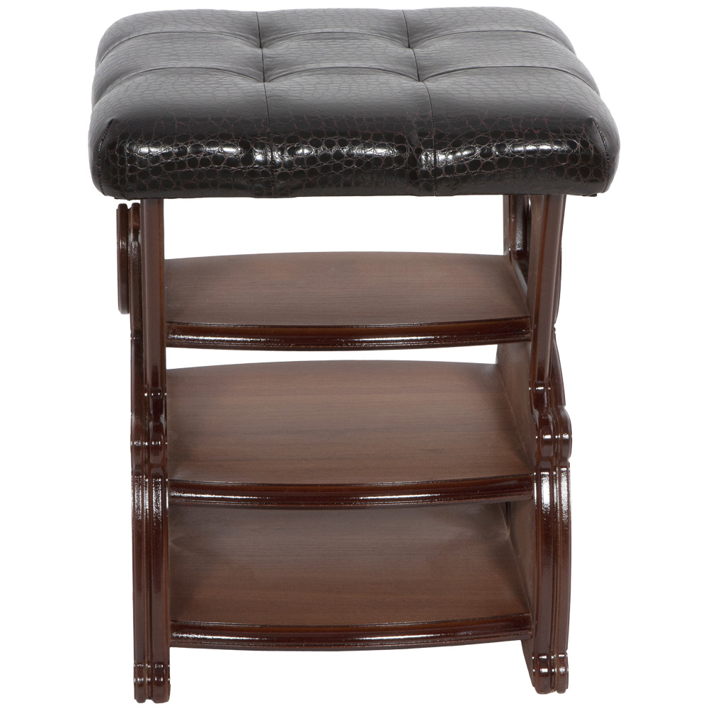 11179 Табурет Марта 3 Шоколад Рептилия BOGACHO  - Вид №5