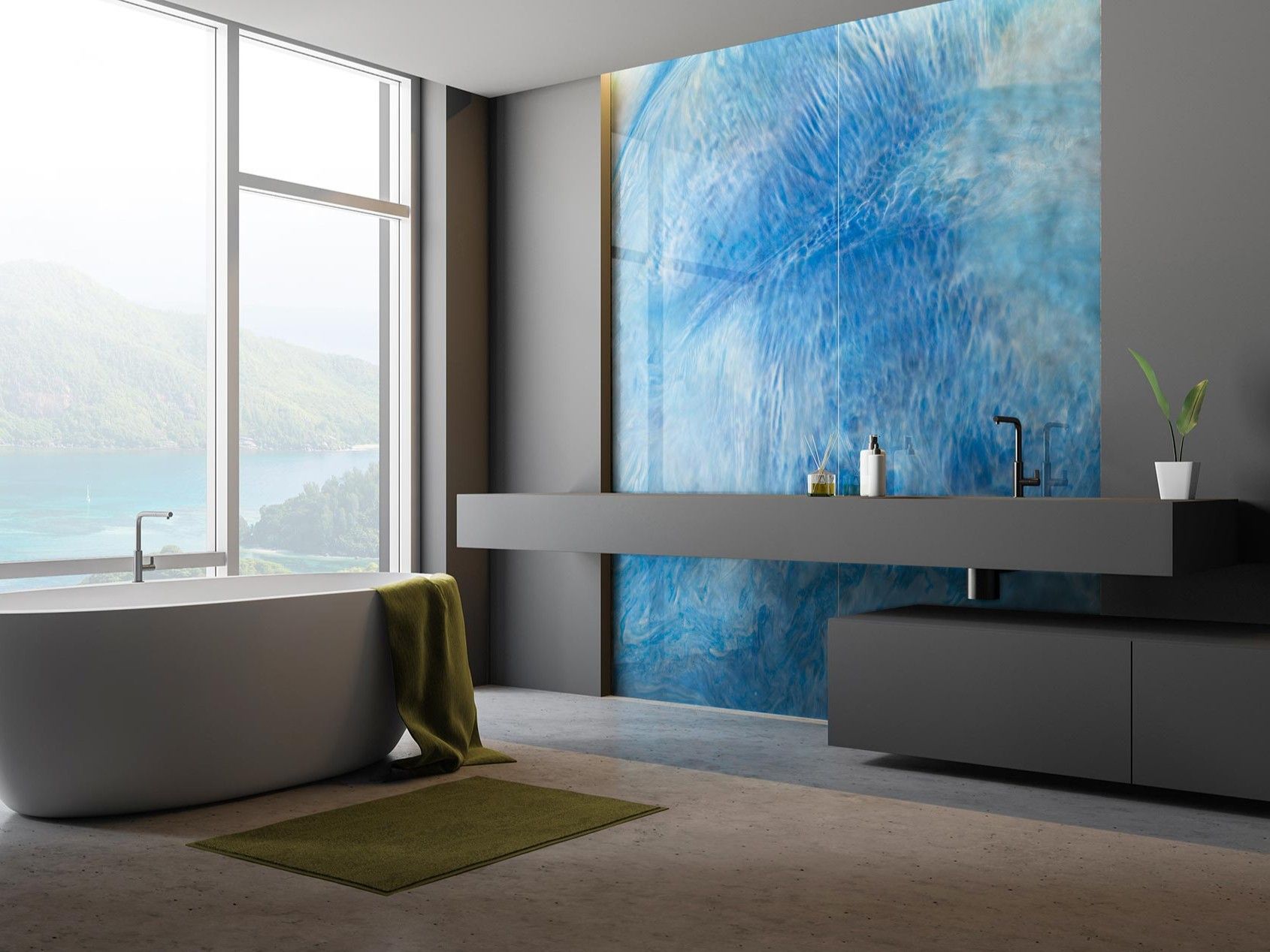 Декоративная панель из алюминия, стекла или ПММА Tecnografica Seven Seas ARCH-00055115