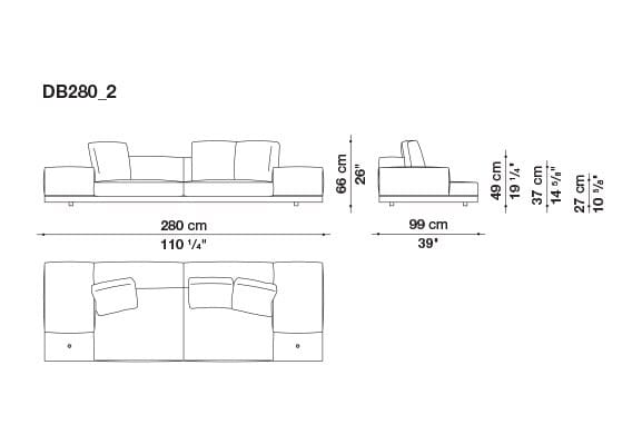 Кожаный диван B&B Italia док ARCH-00106863 - Вид №80