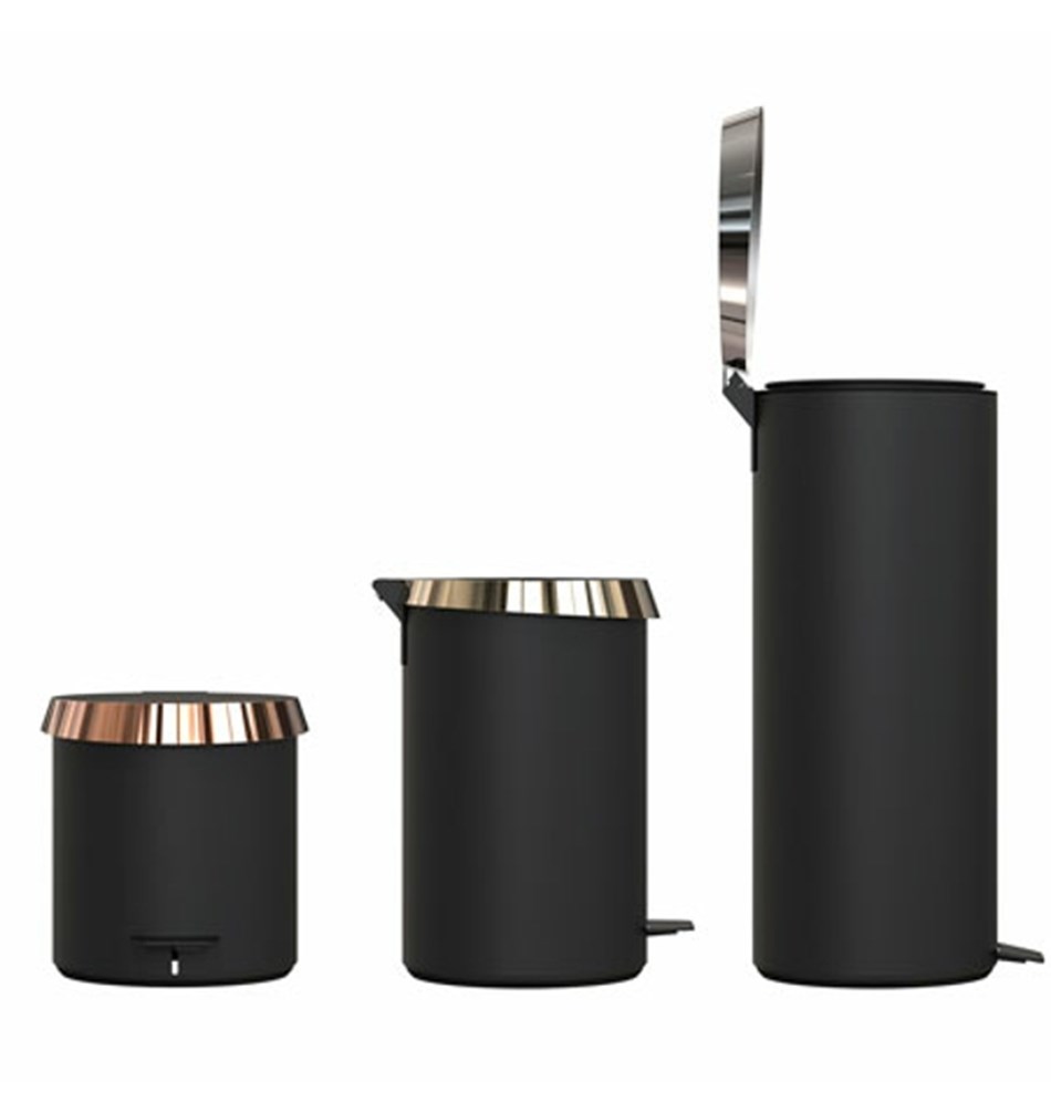 FROST Контейнер для педалей 550 » черный / матовый Нержавеющая сталь Черный / матовый N3003-BB  - Вид №2