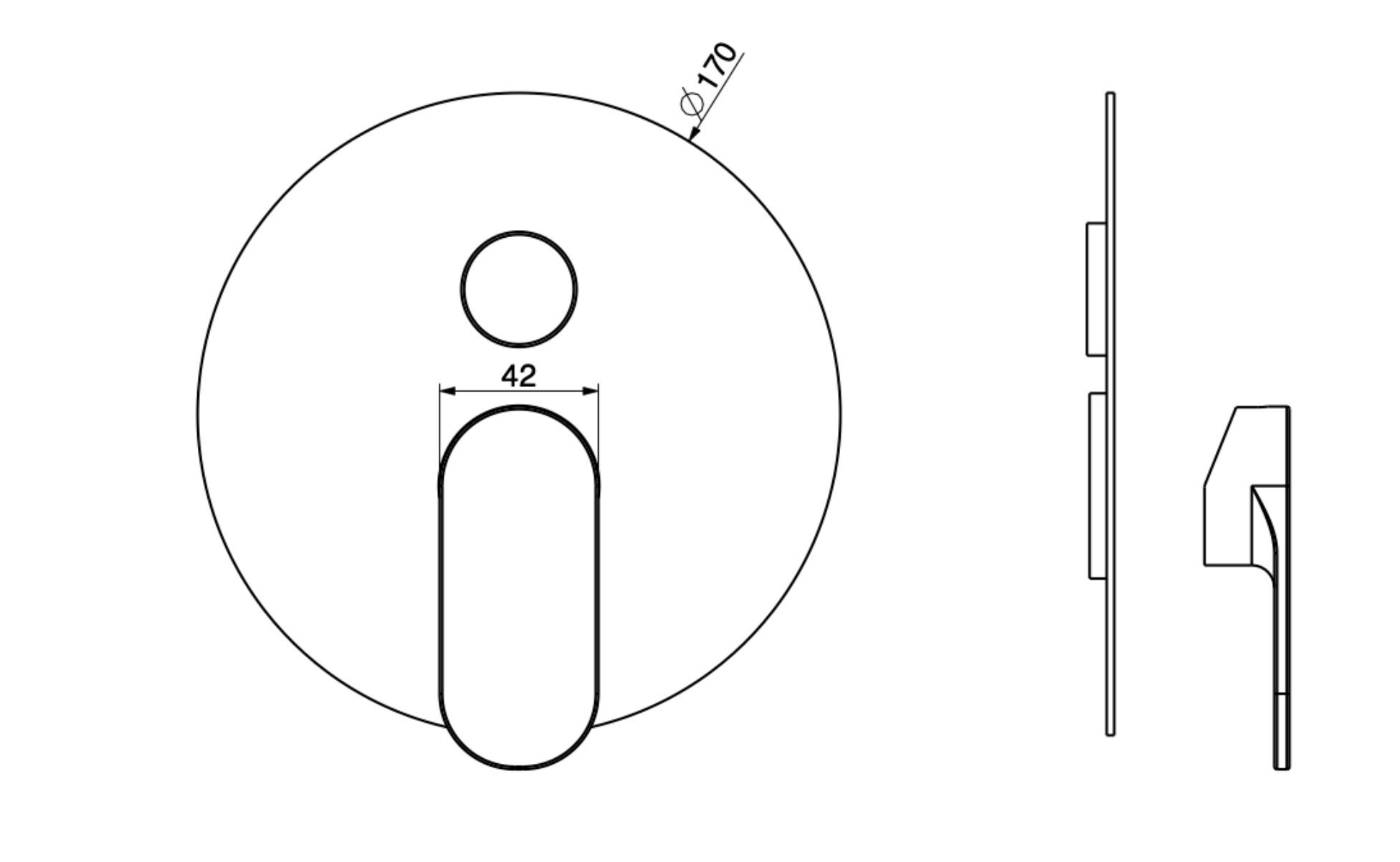 Встраиваемый смеситель для душа с переключателем GATTONI H20MIX 7000 ARCH-00036812 - Вид №2