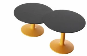 MOBLIBERICA Низкий круглый керамический журнальный столик Copa