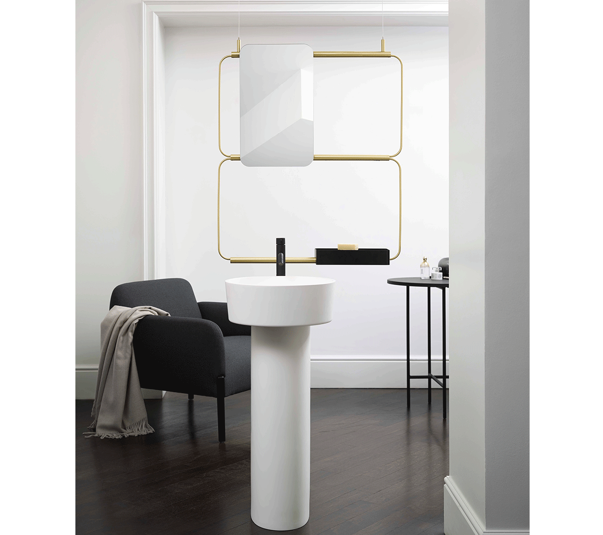 Ex.T Nudo Подвесная или настенная модульная система nudo-ottone_6 - Вид №6