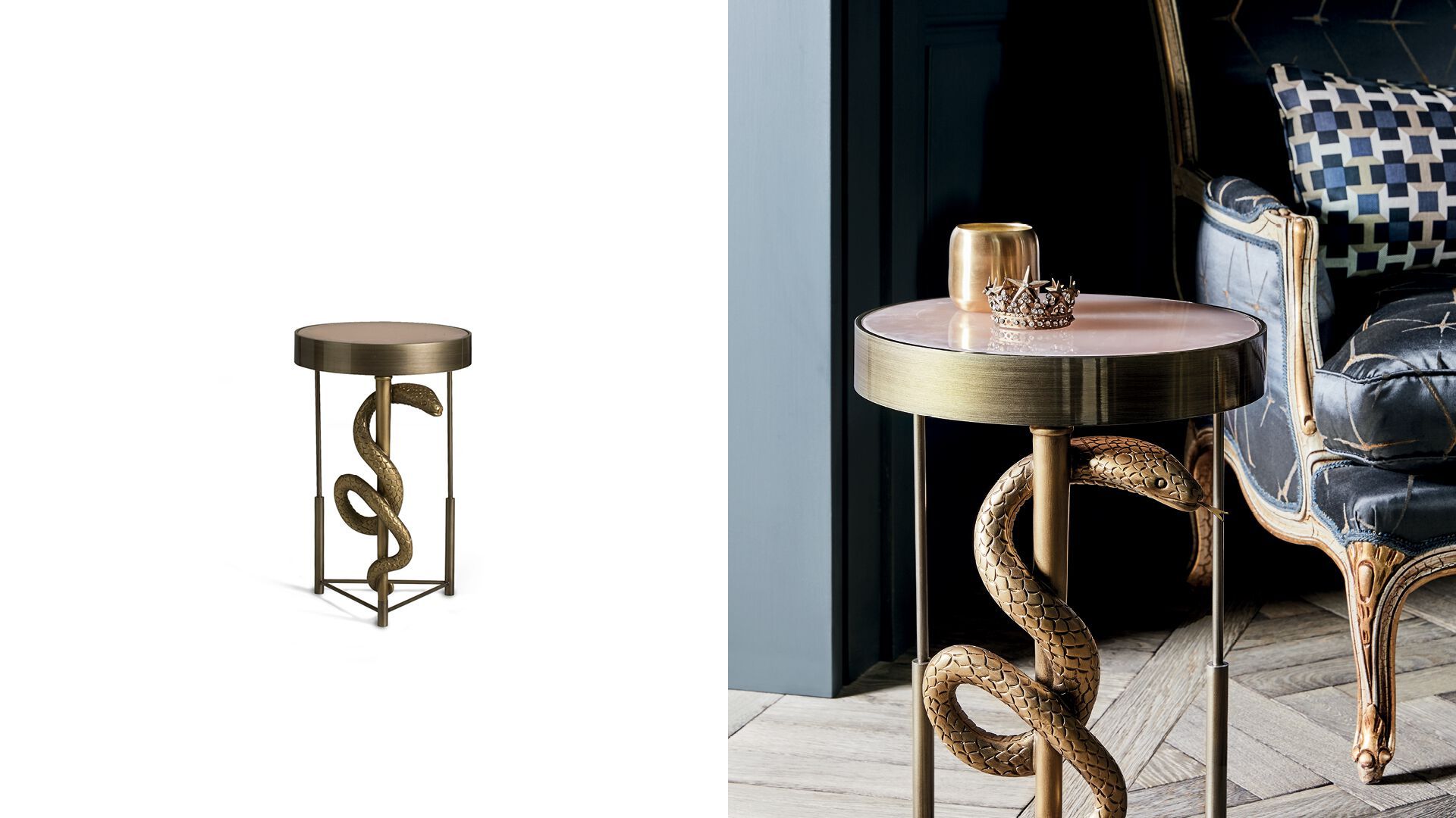 Высокий журнальный столик с ониксовой столешницей ANGELO CAPPELLINI New Classic Interiors ARCH-00136414 - Вид №1