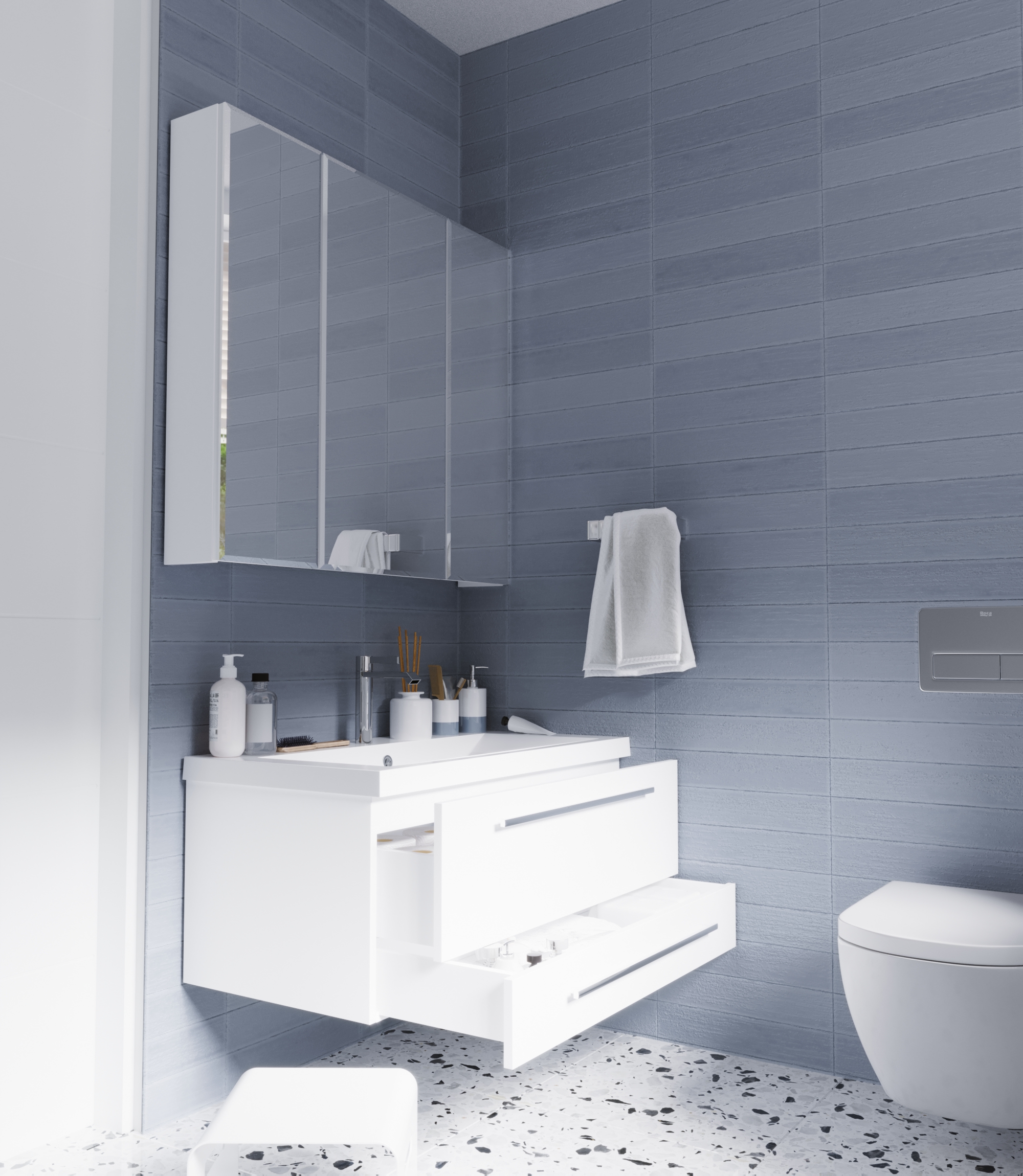 У51044 Тумба без раковины Соната 90П 2я 1 Marka Соната  - Вид №3