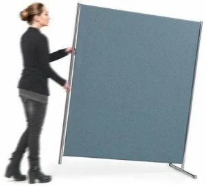 Caimi Brevetti Мобильная звукопоглощающая офисная перегородка из ткани Snowsound fiber products