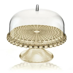 Тортовница круглая 30 см песочная Tiffany S GUZZINI  00-3869982 Бежевый