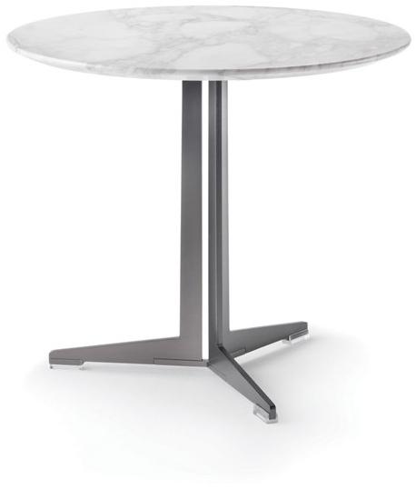 Flexform Круглый мраморный журнальный столик с подставкой 3 звезды Fly sun-id-1424644 - Вид №3