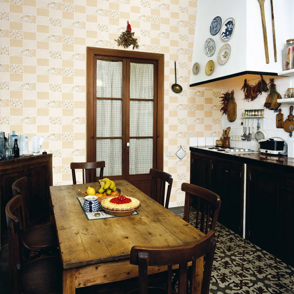 Обои виниловые Erismann Ceramica бежевые 0.53 м 1484-4 STLM-2124651 - Вид №3