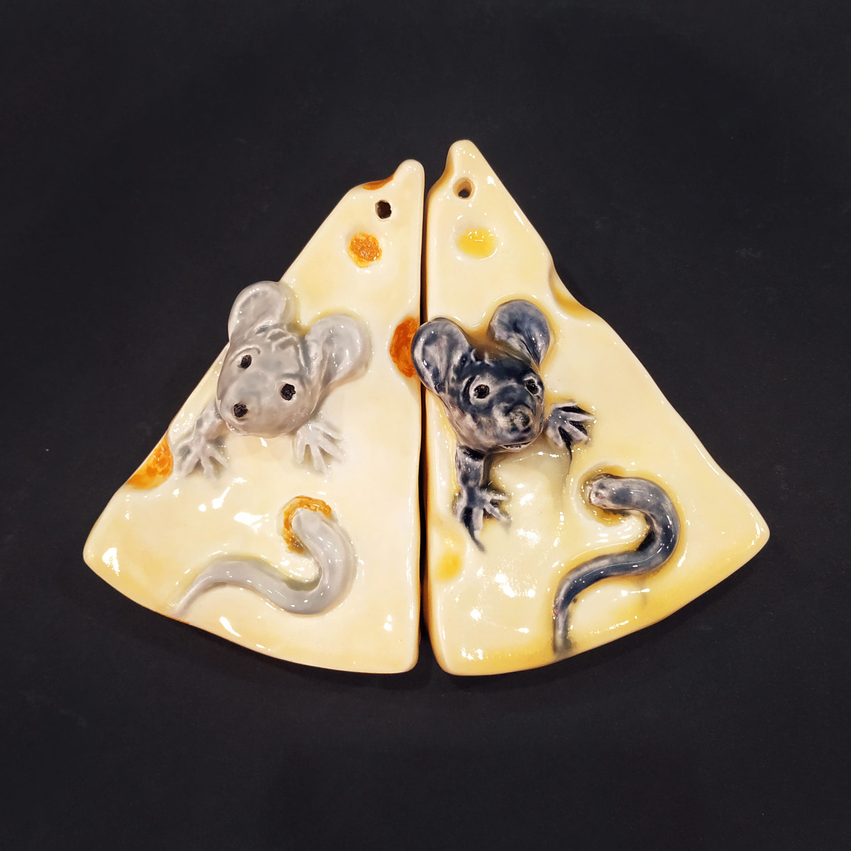 Елочная игрушка «Мышка в сыре» PROVANSFAIENCE sun-id-994553 - Вид №1