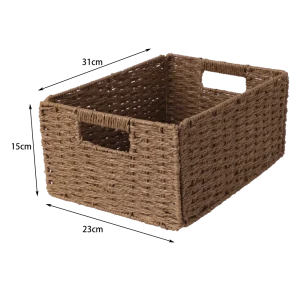 Корзина Konsensa 31x23x15 см бумага цвет коричневый 89439454 STLM-2032700