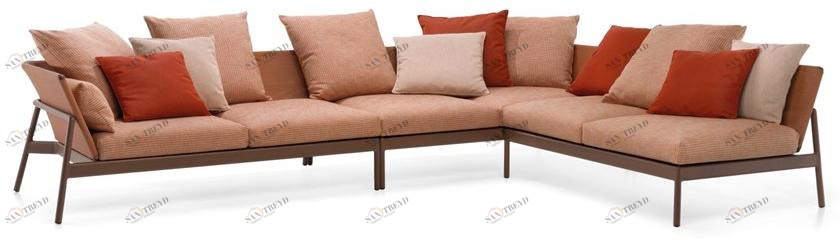 RODA Секционный модульный садовый диван из batyline® Piper sun-id-1460922