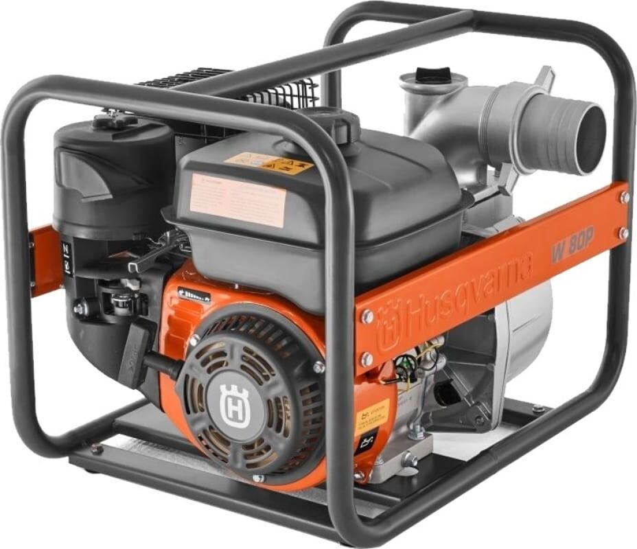 91021015 Мотопомпа W80P для чистой воды 5.7 л.с. расход 54000 л/ч STLM-0444690 HUSQVARNA