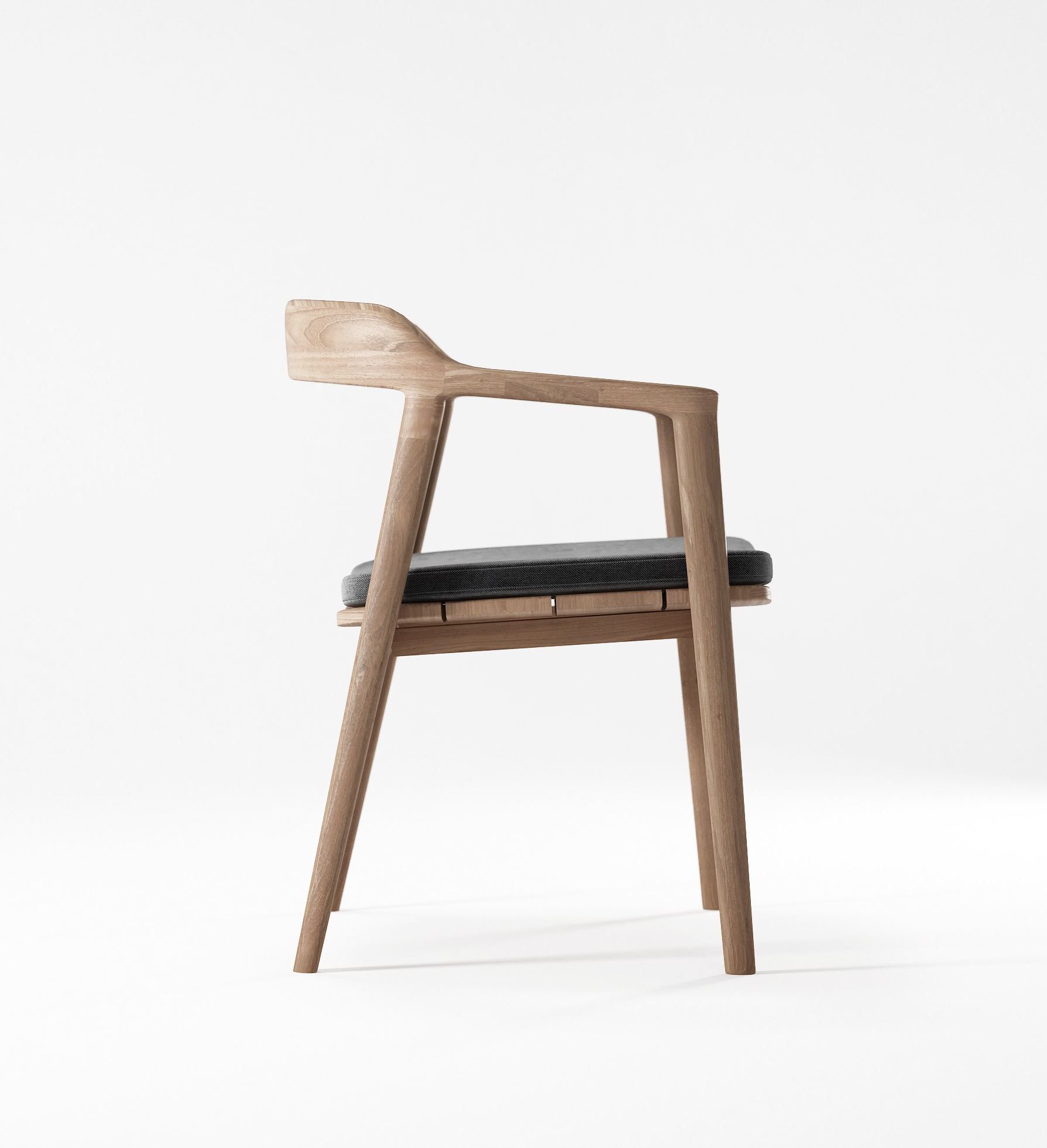 Стул из тикового дерева с подлокотниками KARPENTER Grasshopper Outdoor ARCH-00022537 - Вид №2