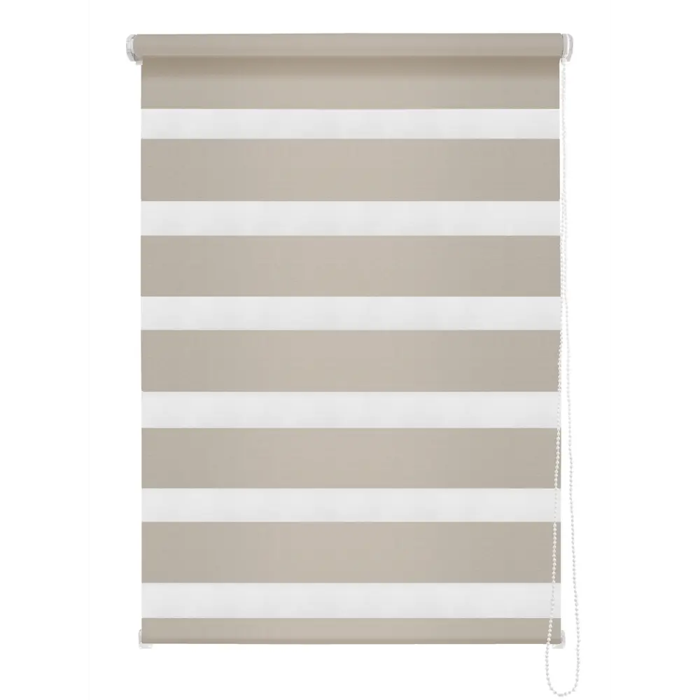 Штора рулонная день-ночь Madrid 50x160 см бежевая MIAMOZA Коллекция 2024г STLM-2158446