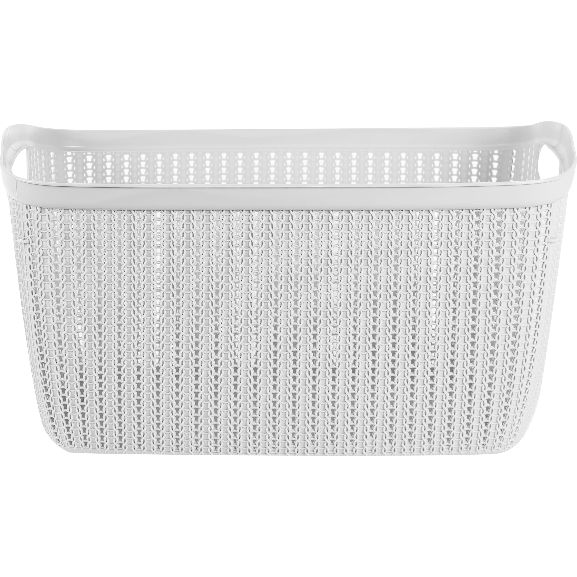 82291333 Корзина для белья 26 л цвет серый ВЯЗАНИЕ Santreyd  - Вид №1