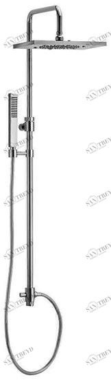 Rubinetterie Frattini Телескопическая стойка с переключателем и душевой лейкой Modus sun-id-1429436