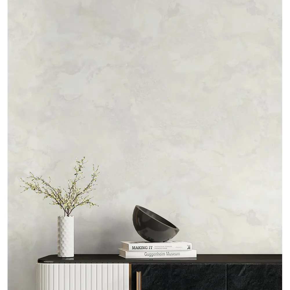 Обои флизелиновые Wallsecret Veneciano молочные 1.06 м 8810-21 89231644 STLM-2087666 - Вид №3