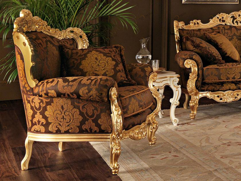 Modenese Gastone Кресло из ткани с подлокотниками Villa venezia sun-id-1418715