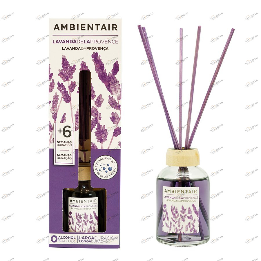 Диффузор ароматический 50 мл "Французская лаванда" AMBIENTAIR  00-3881138 Фиолетовый 