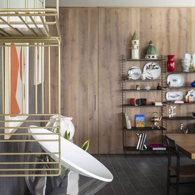 Окрашенный металлический подвесной настенный книжный шкаф Mogg MUSA ARCH-00128839 - Вид №7