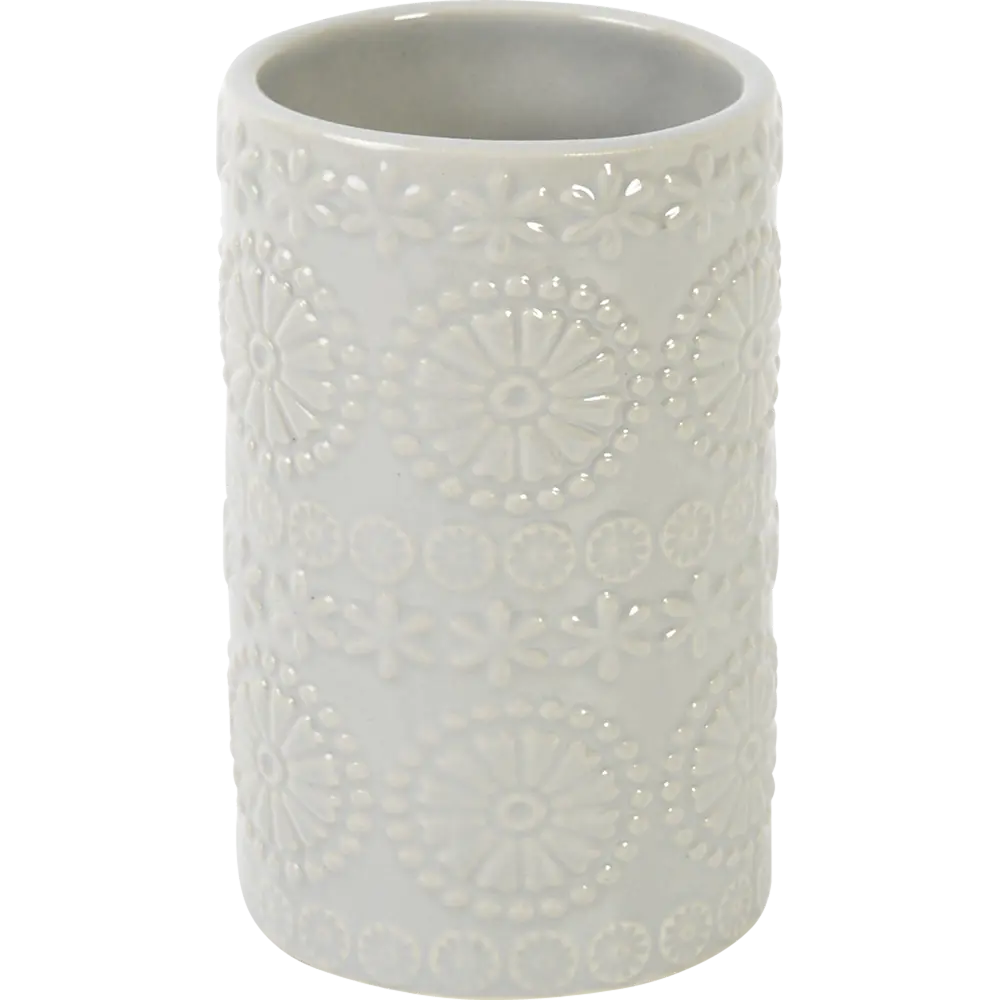 Стакан для зубныx щеток Arta керамика светло-серый SWENSA STLM-2166784