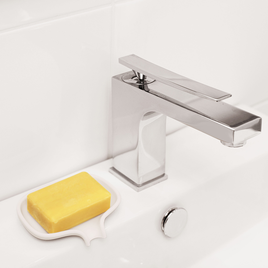 263830 Мыльница с носиком для слива белая(малая) Bosign  - Вид №2