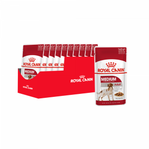 ПР0048347*10 Корм для собак для средних пород, соус пауч 140г (упаковка - 10 шт) ROYAL CANIN