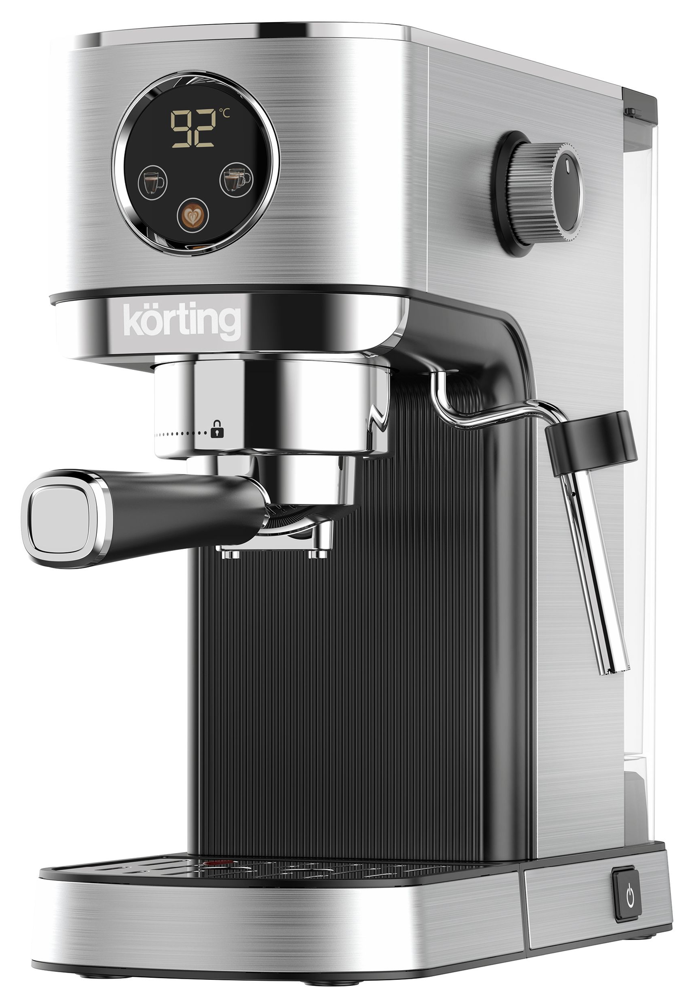 9158046 Кофеварка рожковая Korting KCM 1001 EX серый STDN-0145992 - Вид №2