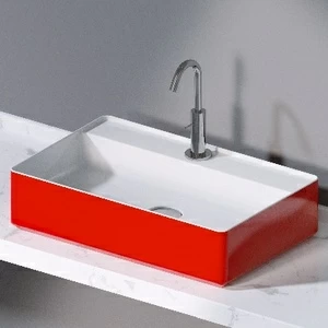 L621225 Накладная раковина на столешницу  прямоугольная A. e T. Italia Fly