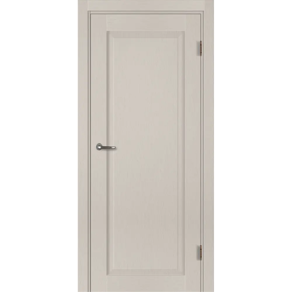 Комплект двери Пьемонт глухая 80x200 см HardFlex цвет платина светлая с добором 200 мм МАРИО РИОЛИ STLM-2037399