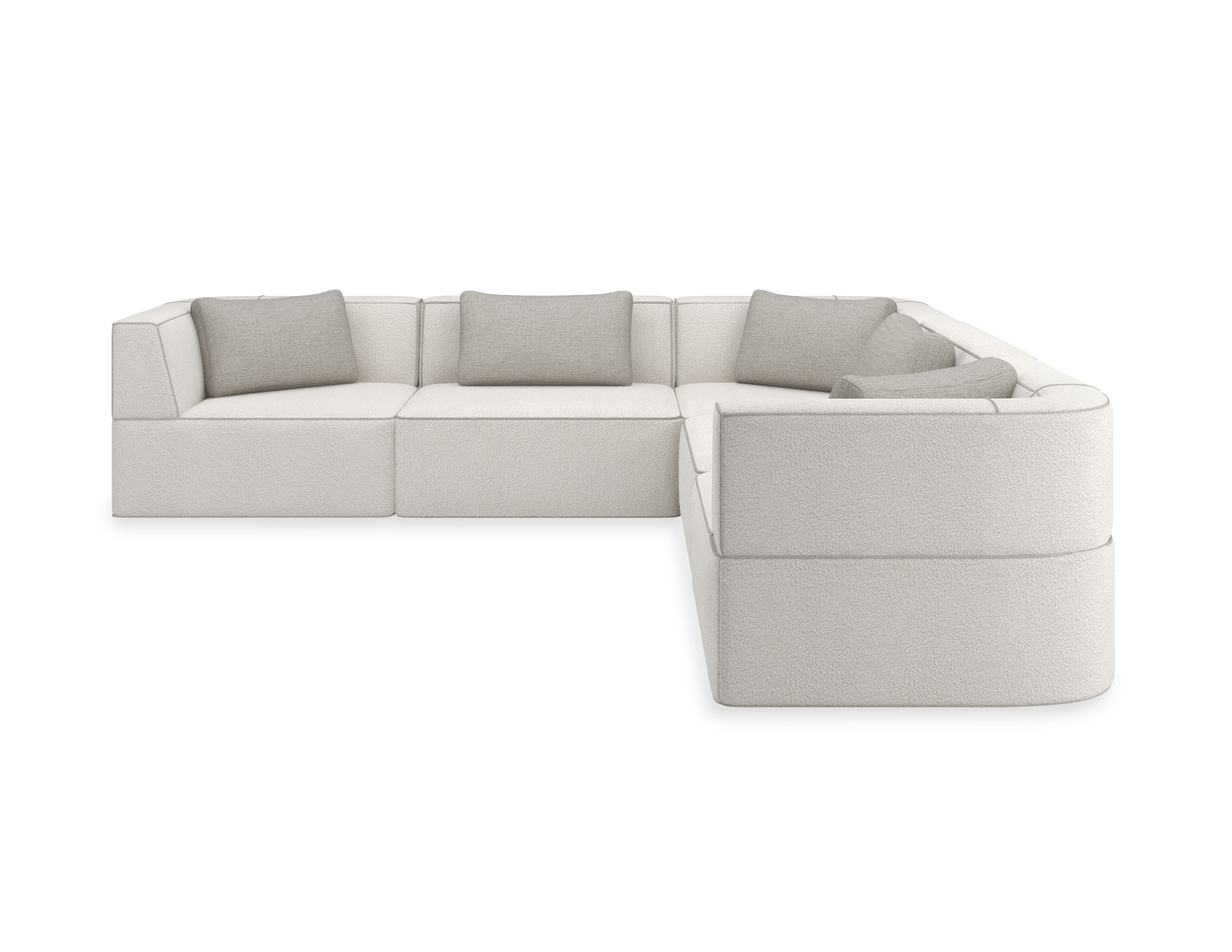 Модульный угловой диван из нубука Caracole Марбелья ARCH-00006537 - Вид №10